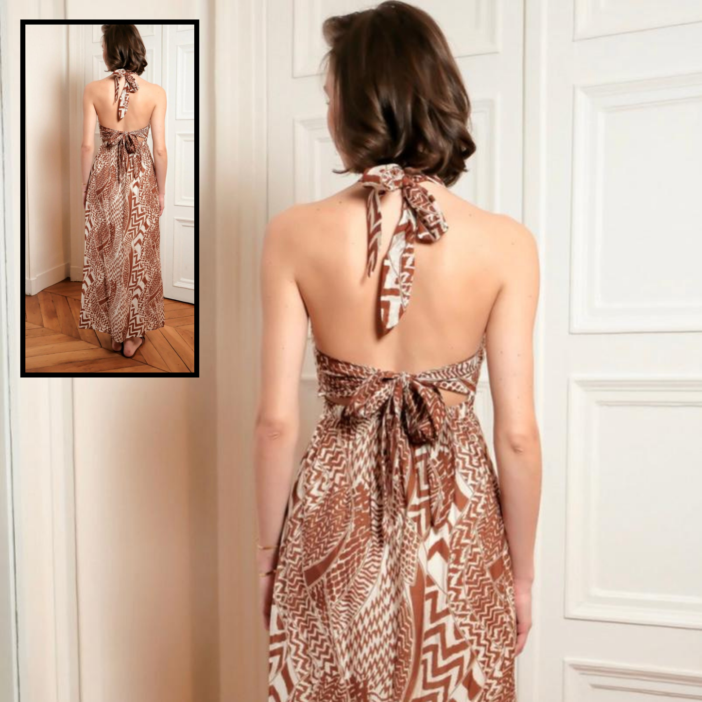 Robe dos nu