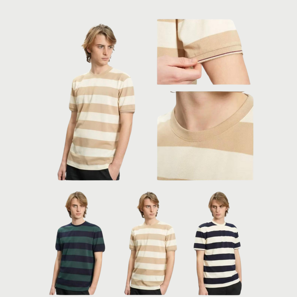 T-shirt rayé coloré