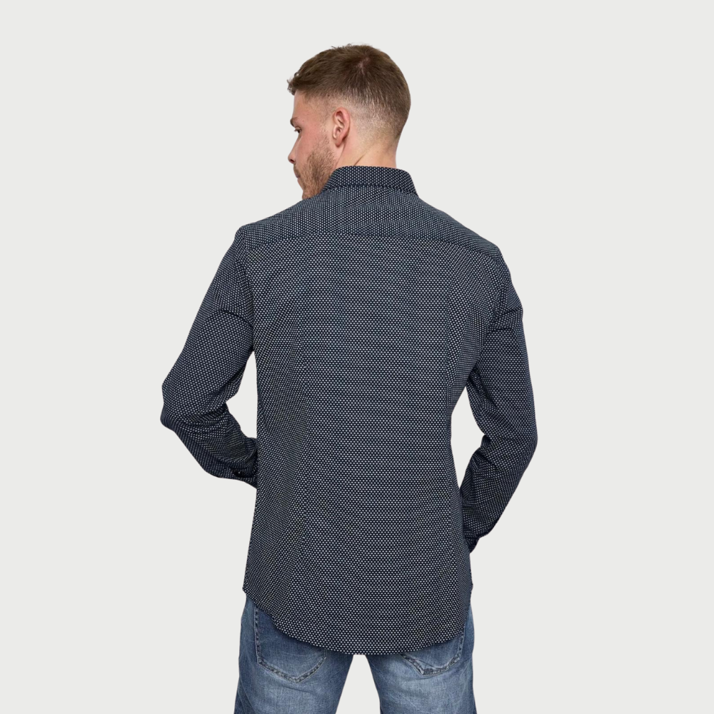 Chemise bleue élégante
