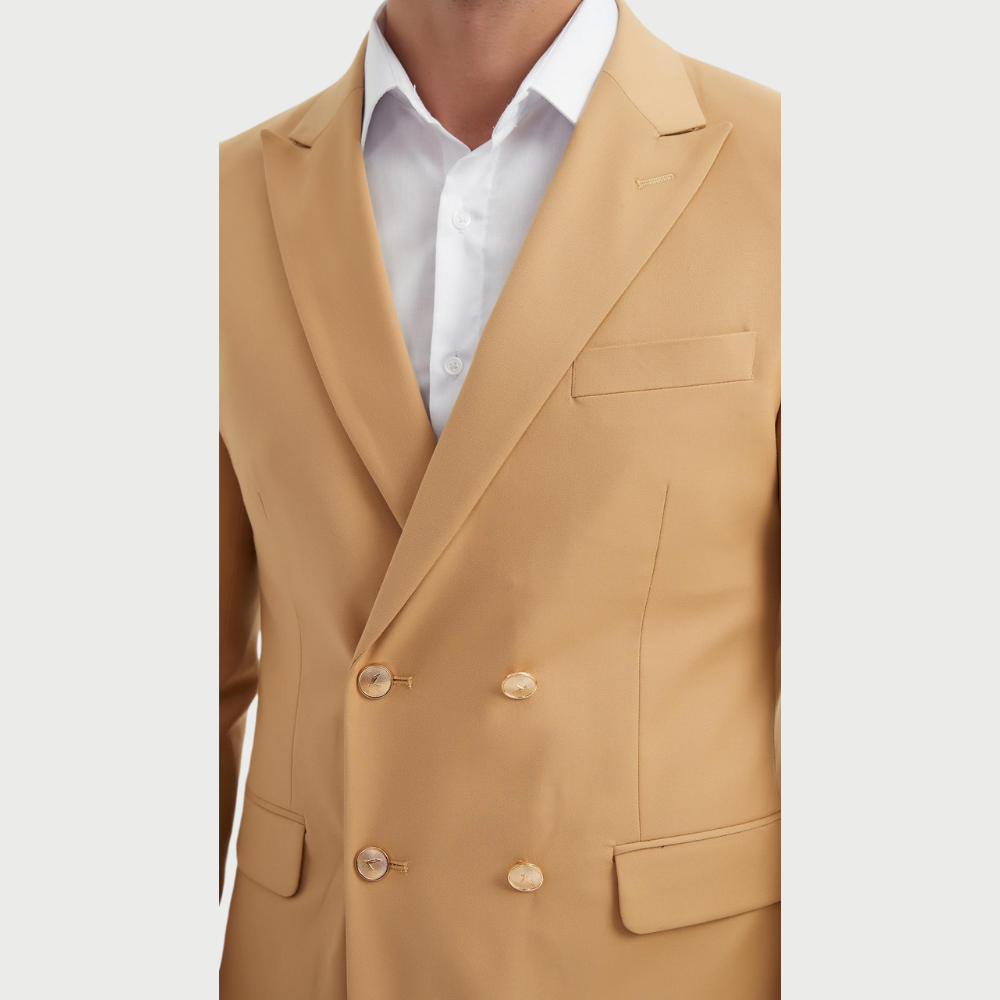 Veste de costume à double boutonnage