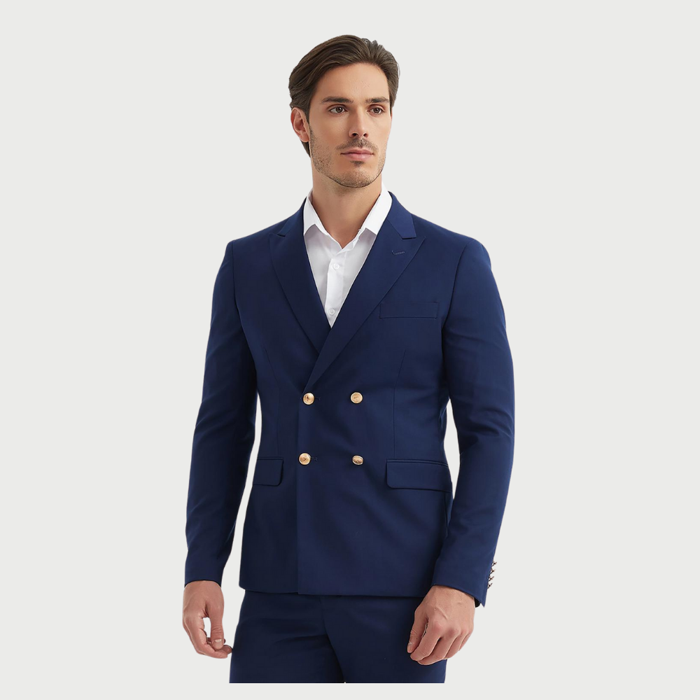 Veste de costume à double boutonnage