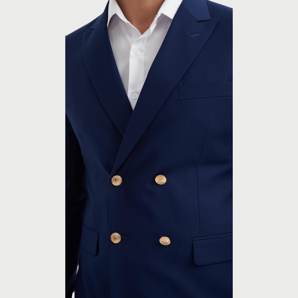 Veste de costume à double boutonnage