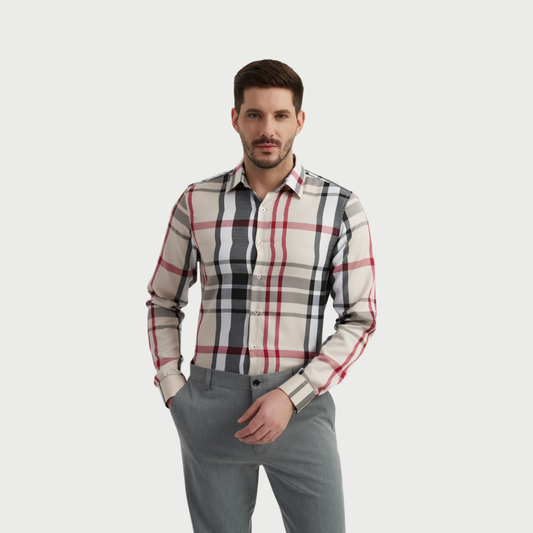 Chemise à carreaux