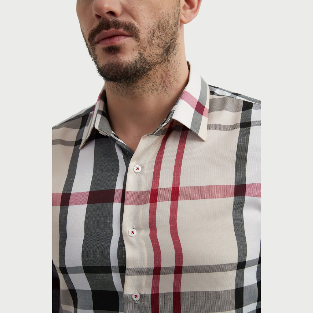 Chemise à carreaux