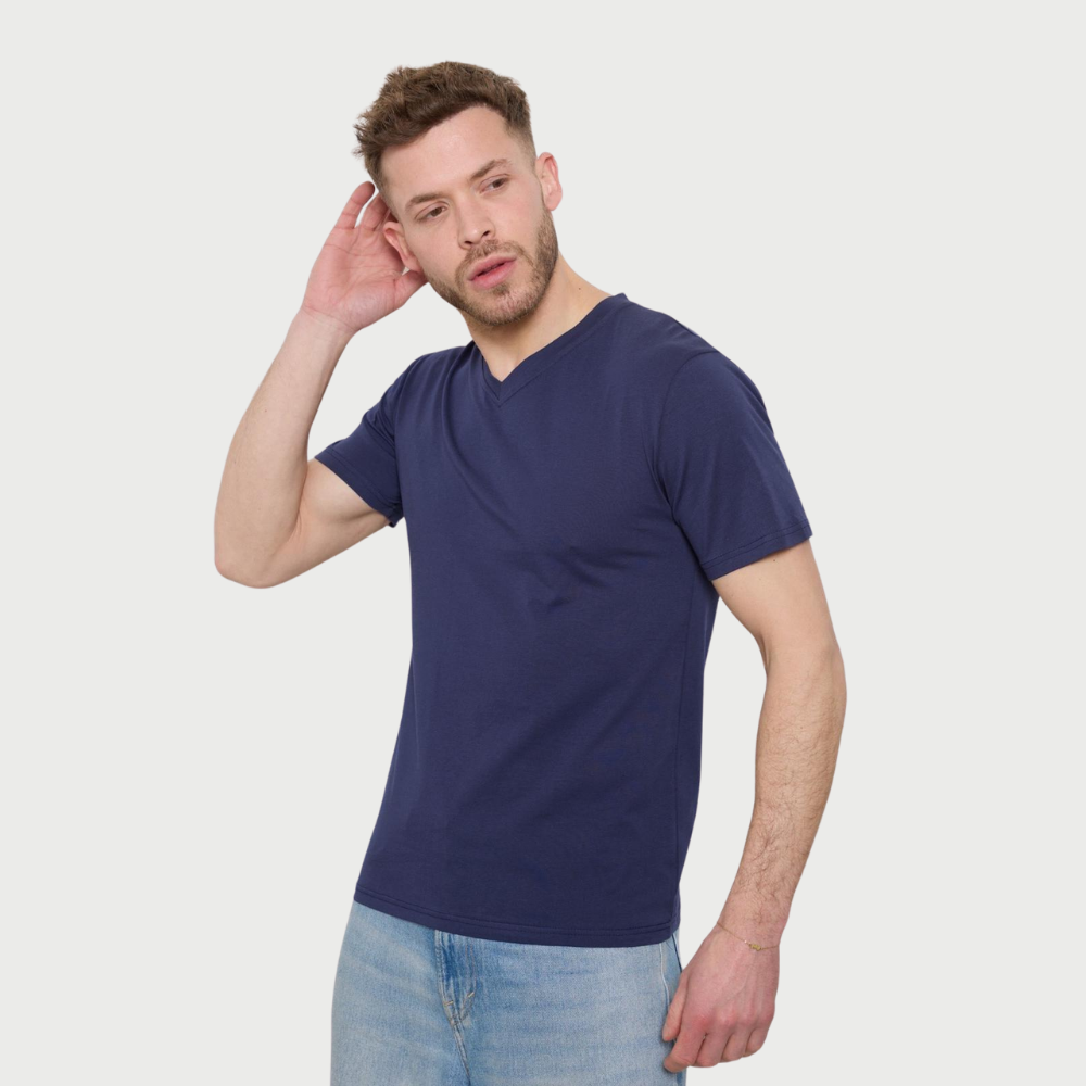 T-shirt à col en V
