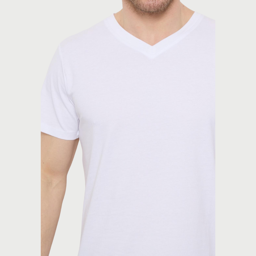 T-shirt à col en V