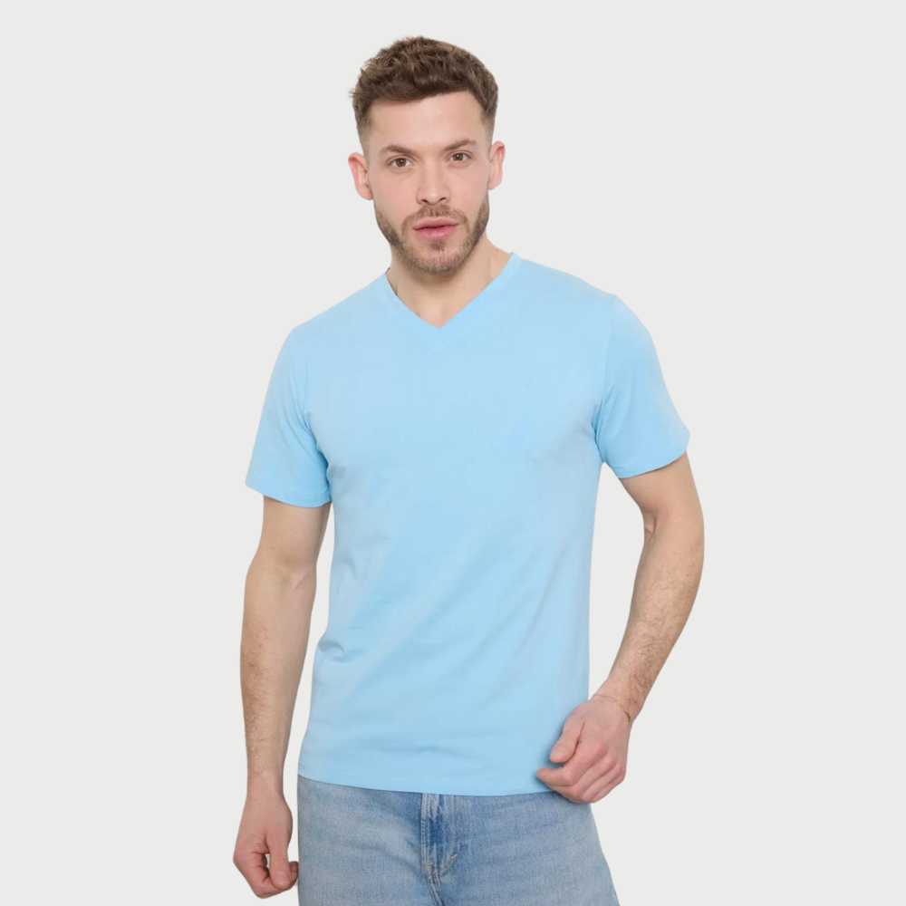 T-shirt à col en V