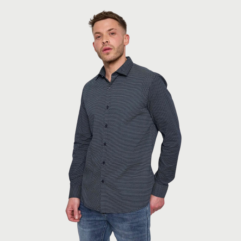 Chemise bleue élégante