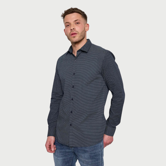 Chemise bleue élégante