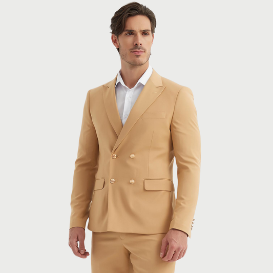 Veste de costume à double boutonnage