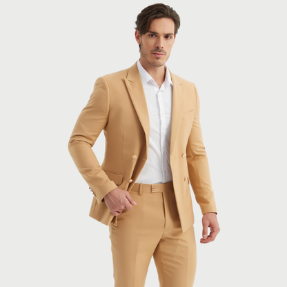 Veste de costume à double boutonnage