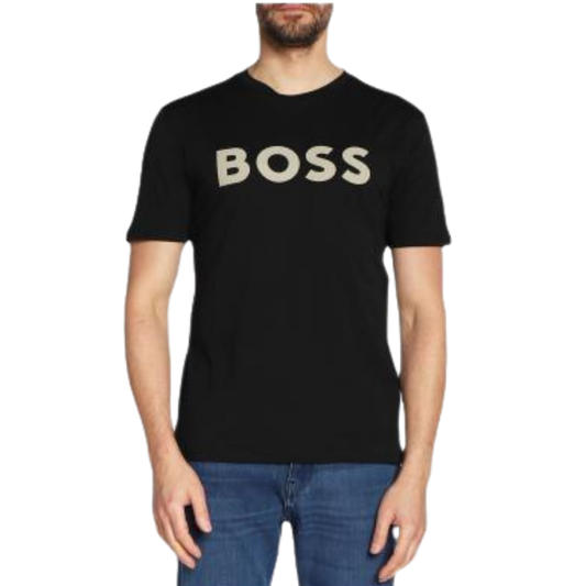 T-shirt noir BOSS