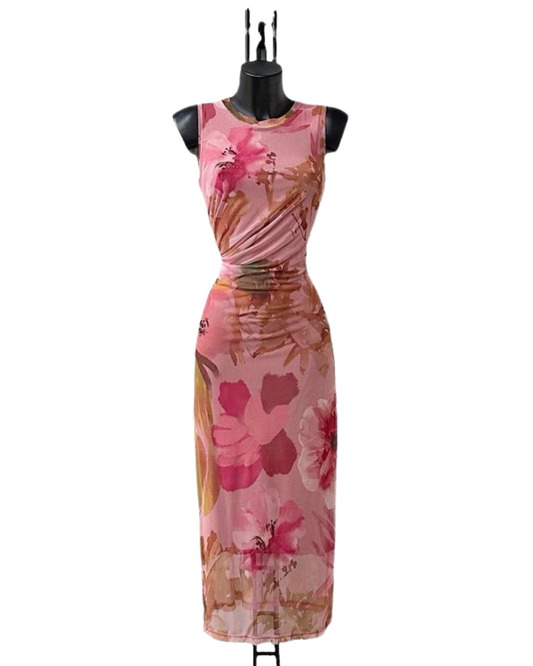 Robe mi-longue